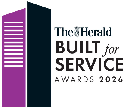 The Herald Built for Service Logo